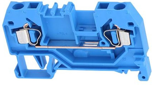 280-904, 2-пров. проходная клемма, 0,08 - 2,5 мм2, Ex i, синяя