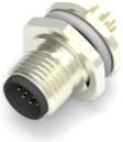 T4140012121-000, Разъем Кабеля, M12, Male, 12 Positions, Штырь на Печатную Плату, Прямой Монтаж в Па