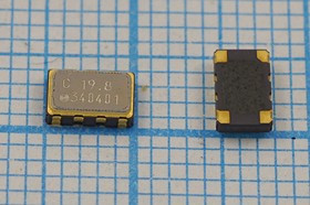 Термокомпенсированный кварцевый генератор 19.8МГц, 2.5ppm, гк 19800 \VCTCXO\SMD05032C4\ SIN\2,8В\CSX