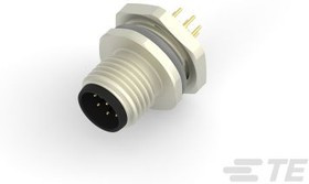 T4142012081-000, Разъем Кабеля, M12, Male, 8 Positions, Штырь на Печатную Плату, Прямой Монтаж в Пан