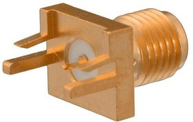 142-0791-811, RF Connectors / Coaxial Connectors SMA Straight Jack End Launch .042