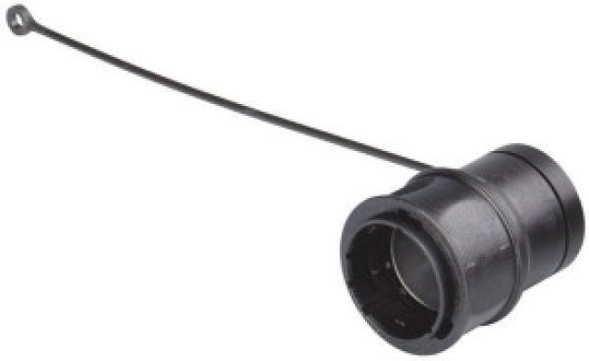 54402BE, Modular Connectors / Ethernet Connectors RJF544 CAP/RECPT PLASTIC
