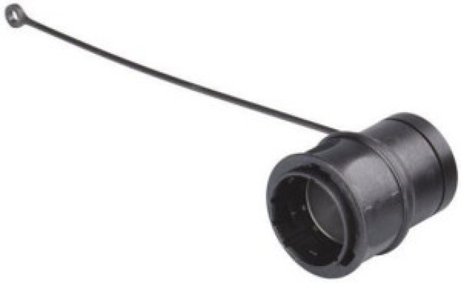 54402BE, Modular Connectors / Ethernet Connectors RJF544 CAP/RECPT PLASTIC