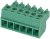 MC 1.5/ 6-ST-3.81, Conn Terminal Block F 6 POS 3.81mm Screw RA Cable Mount 8A MC 1.5/ 6-ST-3.81, Conn Terminal Block F 6 POS 3.81mm Screw RA Cable Mount 8A