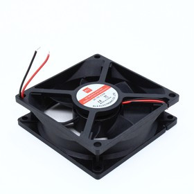 AV-8025SHD12, (80*80*25 12V 2.76W/0.23A), Вентилятор 12В DC, 80x25, 4000 об/мин, 66,05м3/ч, 32.31дБ, подшипник скольжения