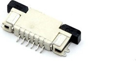 Разъем FPC Half Coverage Top Contact 0.8K-BS-6PWB 6 pin высота 2мм шаг 0,8мм