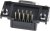 9 Way Right Angle Through Hole D-sub Connector Socket, 2.77mm Pitch, with 4-40 UNC Screwlocks 9 Way Right Angle Through Hole D-sub Connector Socket, 2.77mm Pitch, with 4-40 UNC Screwlocks