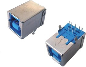 USB 3.0 B (DS1099-02), Розетка на плату угловая (OBSOLETE)