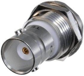 BJ21, RF Connectors / Coaxial Connectors BNC Blkhd Cable Jack 50Ohm Rear Mt Solde