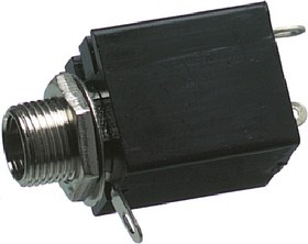 KLBP 3, Телефонный аудио разъем, 3 контакт(-ов), Гнездо, 6.35 мм, Монтаж на Шасси KLBP 3, Телефонный аудио разъем, 3 контакт(-ов), Гнездо, 6.35 мм, Монтаж на Шасси