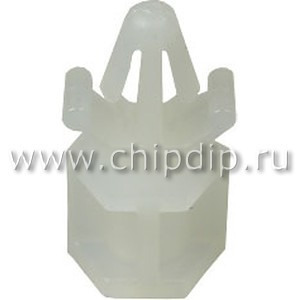 CS-10, Дистанц PCB, Дл: 9,6мм, Диам.монтажн.отв.в плате: 4мм, UL94V-2