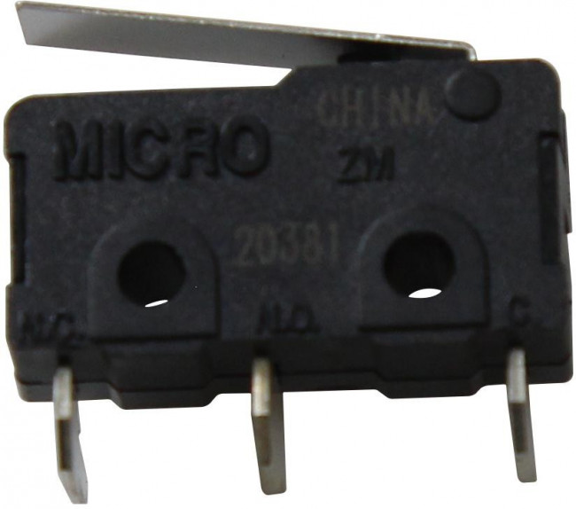 ZM50E60B01, Micro Switch ZM, 5A, 1CO, 1.43N, Short Lever