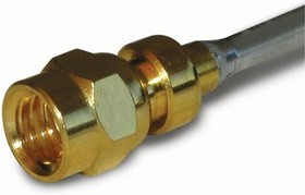 152135, Conn SMC 0Hz to 10GHz 50Ohm Solder ST Cable Mount PL Gold