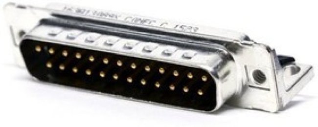 163A13089X, D-Sub Standard Connectors 25P DSUB PLUG R/A THRU-HOLE
