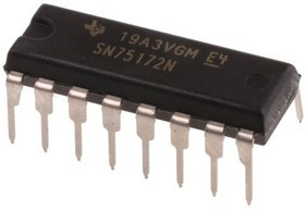 SN75172N, Quad Transmitter RS-422/RS-485 16-Pin PDIP Tube