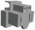 925176-5, Conn Housing RCP 3 POS Crimp ST Black Carton