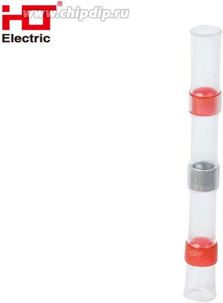 084-13-040, Термоусаживаемые соединители под пайку ТСПП 1.0 красный (уп./10 шт) HLT