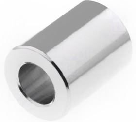315/2.6X04, Дистанцирующая стойка, латунь, 4мм, никель, цилиндрическая