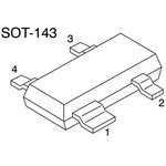 BAS28,215, Диодная сборка, 2 диода, независимые, 75В, 215мА [SOT-143]