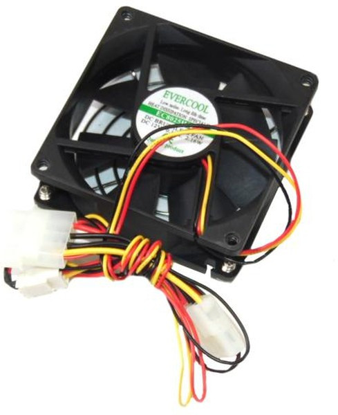 EC8025H12S, Вентилятор 12В, 80х80х25мм , подш. скольжения, 3000 об/мин