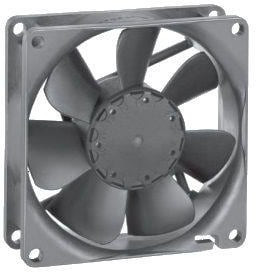 8414NMU, DC Fans DC Tubeaxial Fan, 80x80x25mm, 24VDC, 34.1CFM, 1.4W, 2600RPM, Ball Bearing, IP68 8414NMU, DC Fans DC Tubeaxial Fan, 80x80x25mm, 24VDC, 34.1CFM, 1.4W, 2600RPM, Ball Bearing, IP68