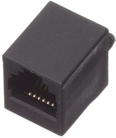 GDCX-PN-66-50, Modular Connectors / Ethernet Connectors M/JK PRPEND 6P6C BLK 50U