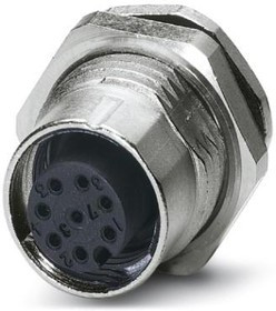 SACC-DSI-M12FS-8CON-M16, Разъем Кабеля, SPEEDCON Series, M12, Female, 8 Positions, Гнездо на Печатну SACC-DSI-M12FS-8CON-M16, Разъем Кабеля, SPEEDCON Series, M12, Female, 8 Positions, Гнездо на Печатну