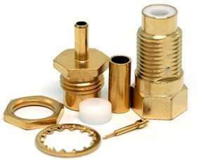 1703-1571-003, RF Connectors / Coaxial Connectors 75 OHM / STRAIGHT JACK MALE CRIMP TYPE FOR 2.6/75 S GOLD