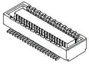 54102-0804, Board to Board &amp; Mezzanine Connectors 0.5 BtB Rec Hsg Assy 80Ckt EmbsTp Pkg