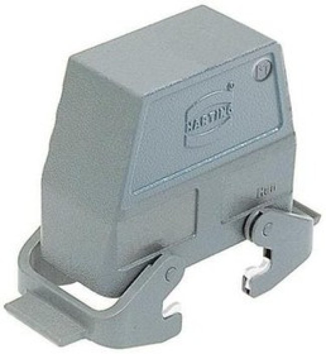 19300160537, Heavy Duty Power Connectors METAL HOOD HAN 16B 2 LVR LCKING 19300160537, Heavy Duty Power Connectors METAL HOOD HAN 16B 2 LVR LCKING