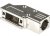MHDCMR09-K, MHDCMR Series Zinc Right Angle D Sub Backshell, 9 Way, Strain Relief MHDCMR09-K, MHDCMR Series Zinc Right Angle D Sub Backshell, 9 Way, Strain Relief