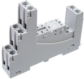 GZT80-GREY, Панелька, PIN 8, 12А, 300ВAC, Монтаж DIN, на панель, RM84, RM85, RM87L, RM87P, RMB841, R