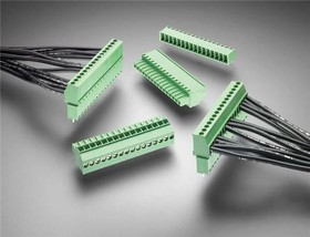 1-1986371-3, Pluggable Terminal Blocks StrPlug 3.5mm Green LH 13