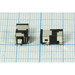 Разъем питания DC розетка, d0.7 D2.5, 5C, на плату, SMD, угловой, DC-041