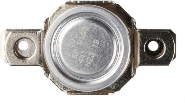 2455RP 9100-441 L150C, Bi-Metallic Thermostat, Opens at +150°C, Closes at +135°C, +186°C Max, NC, Automatic Reset