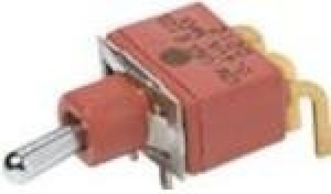 E105SYCBE, Switch Toggle Mom OFF Mom SPDT Round Lever PC Pins 20VAC 20VDC 0.4VA PC Mount with Threads Medical Bulk