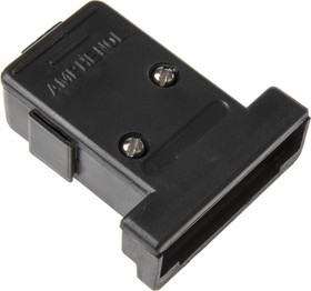 L17158806, D-SUB HOOD, 180DEG, 15POS, STEEL