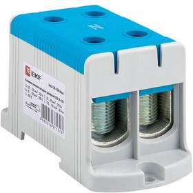 Клемма силовая вводная двойная КСВ 35-150кв.мм син. PROxima EKF kvs2-35-150-blue