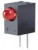WP934CB/ID, Светодиодный индикатор красный T-1 3мм 40° матовый 30мКд 2В угловой монтаж в отверстие