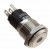 82-4151.1233, Pushbutton Switches Grn Dot LED 12VAC/DC 16mm QC Flush