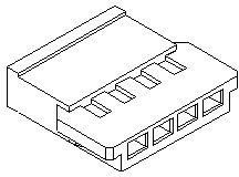 51005-0400, Корпус разъема, Серия 51005, Гнездо, 4 вывод(-ов), 2 мм, Molex 50013 Series Contacts 51005-0400, Корпус разъема, Серия 51005, Гнездо, 4 вывод(-ов), 2 мм, Molex 50013 Series Contacts