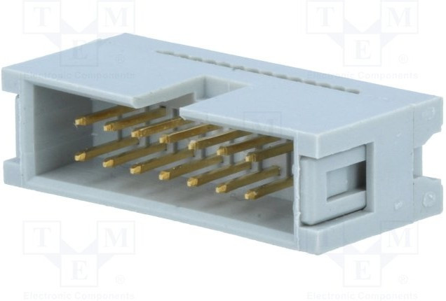 AWHP-14B, Вилка, IDC, "папа", PIN: 14, IDC, на шлейф, 1,27мм, позолота AWHP-14B, Вилка, IDC, "папа", PIN: 14, IDC, на шлейф, 1,27мм, позолота