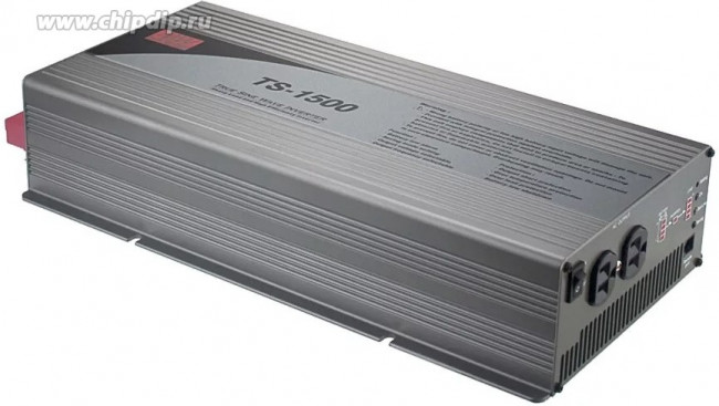 TS-1500-212B, DC-AC, 1500Вт, Рпик=2250Вт, Uвх=10.5:15В DC, Uвых=220В АС, КГИ 3%, изоляция 3000В AC, в кожухе 420х220х88мм, -10:+60°С TS-1500-212B, DC-AC, 1500Вт, Рпик=2250Вт, Uвх=10.5:15В DC, Uвых=220В АС, КГИ 3%, изоляция 3000В AC, в кожухе 420х220х88мм, -10:+60°С