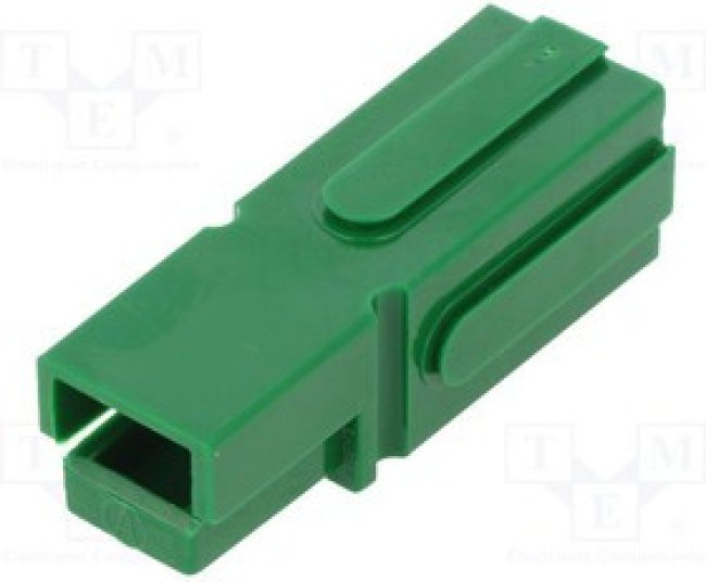 1321G4, Heavy Duty Power Connectors PP120 HOUSING ONLY GREEN