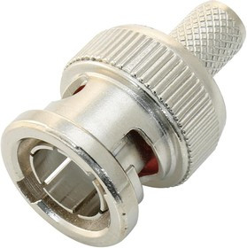 MP-13-10-1 RG174, Разъем РЧ / Коаксиальный, BNC Коаксиальный, Прямой Штекер, Обжимной, 50 Ом, RG174, Латунь