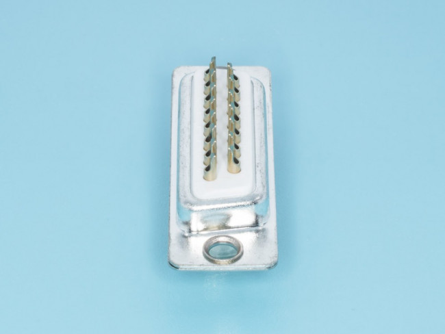 DB-15F, Разъем D-SUB 15 контактов, гнездо на кабель, пайка