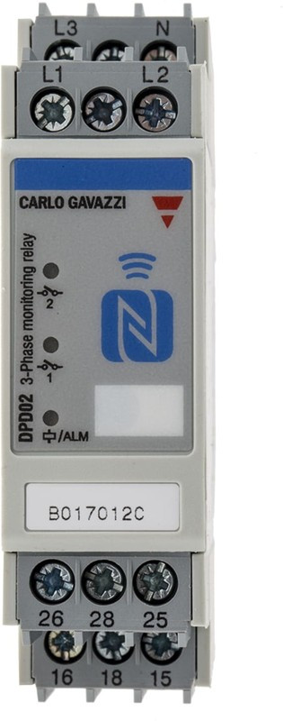 DPD02DM44, Frequency, Phase, Voltage Monitoring Relay, 3 Phase, SPDT, 102 318V ac, DIN Rail DPD02DM44, Frequency, Phase, Voltage Monitoring Relay, 3 Phase, SPDT, 102 318V ac, DIN Rail