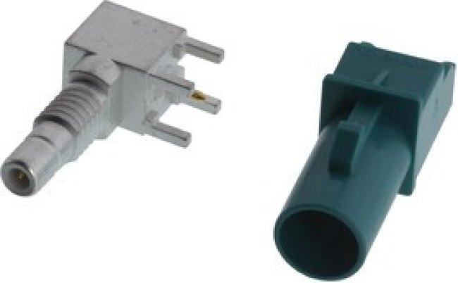 FA1-NZRP-PCB-8, RF COAX CONN, FAKRA PLUG, 50 OHM, PCB