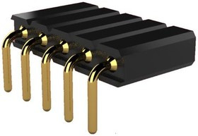 811-S1-011-10-017101, Straight Through Hole Spring Loaded Connector, 11 Contact(s), 2.54mm Pitch, 1 Row(s), Shrouded