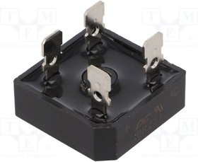 BR251, Диодный мост: однофазный, Urmax: 100В, If: 25А, Ifsm: 400А, BR-25